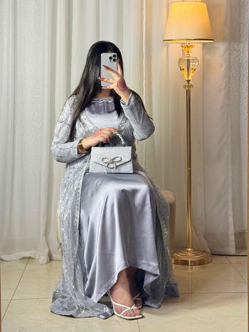 Gray 3 piece Gown